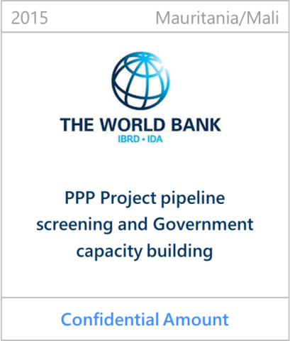 2015 PPP Pipeline Mauritania Mali